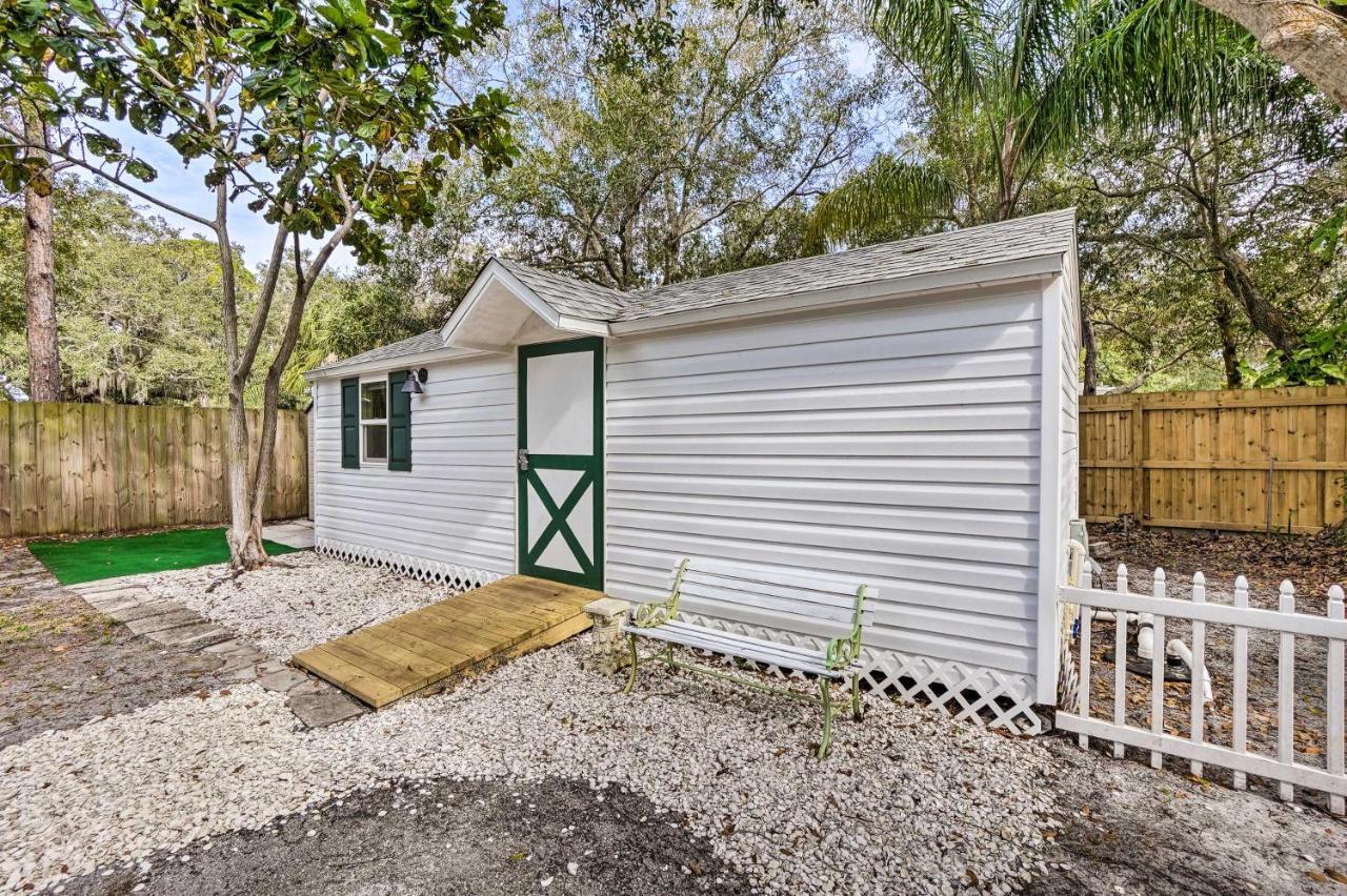 Tropical Palm Harbor Studio Walk To Gulf! Exteriör bild