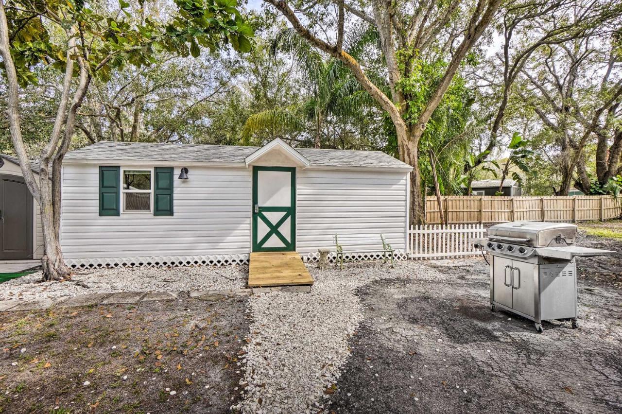 Tropical Palm Harbor Studio Walk To Gulf! Exteriör bild