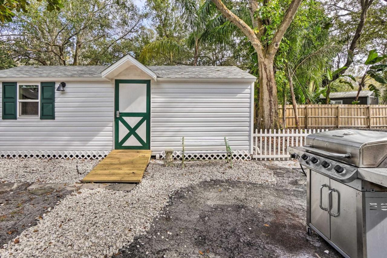 Tropical Palm Harbor Studio Walk To Gulf! Exteriör bild
